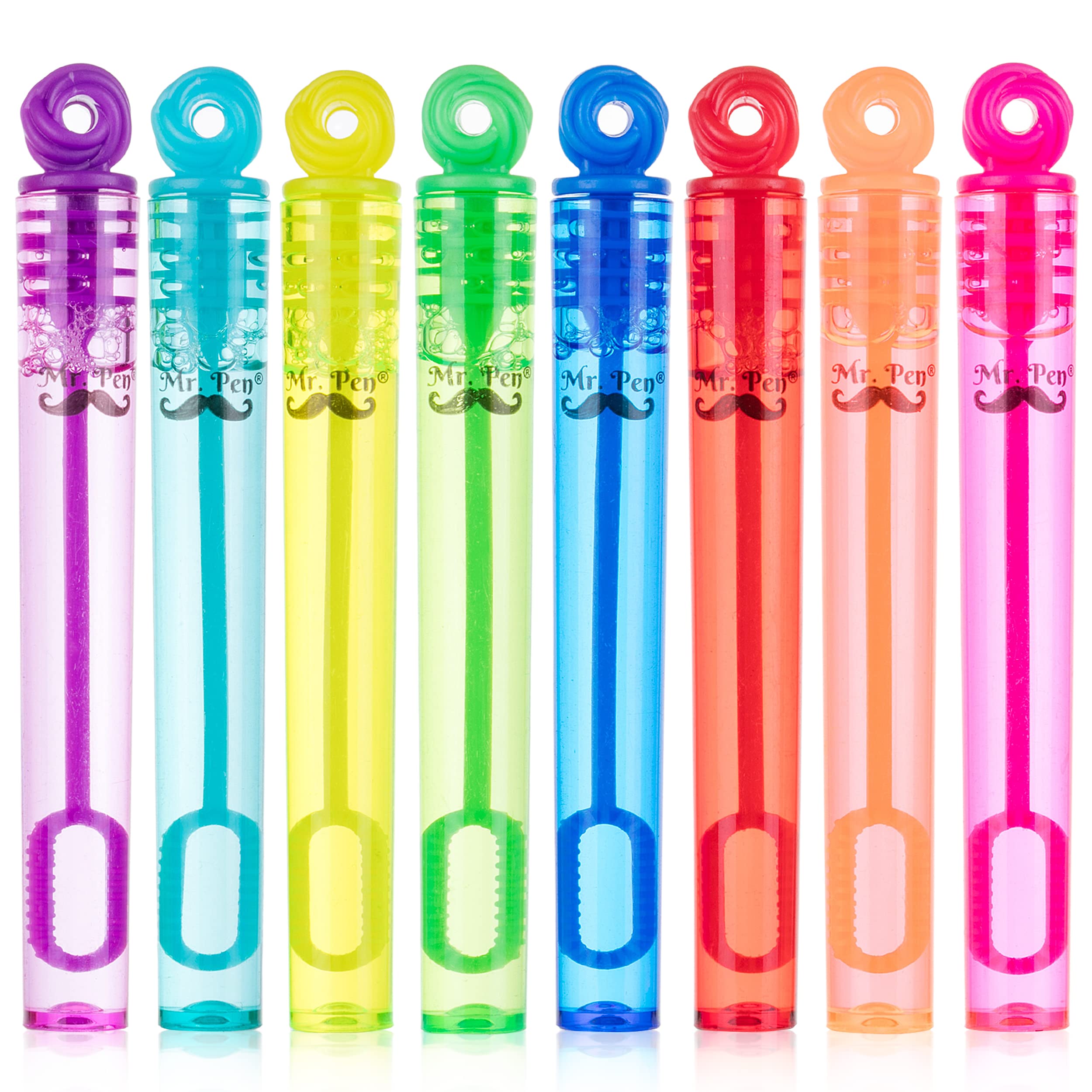 Mr. Pen- Mini Bubble Wands, 4 Inch, 16 Pack, Colorful Mini Bubbles Party Favors for Kids, Party Favors Bubbles, Small Bubble Wands for Kids Bubbles