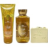 Bath & Body Works Princess Collection Belle Body Cream and Body Wash Duo Set with a Wild Jasmine Bar Soap - Full Size