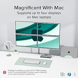 Plugable Thunderbolt 4 Dock for Quad Monitors
