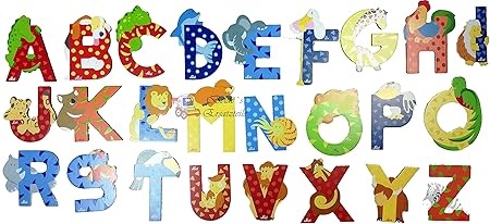 wooden letters for nursery door