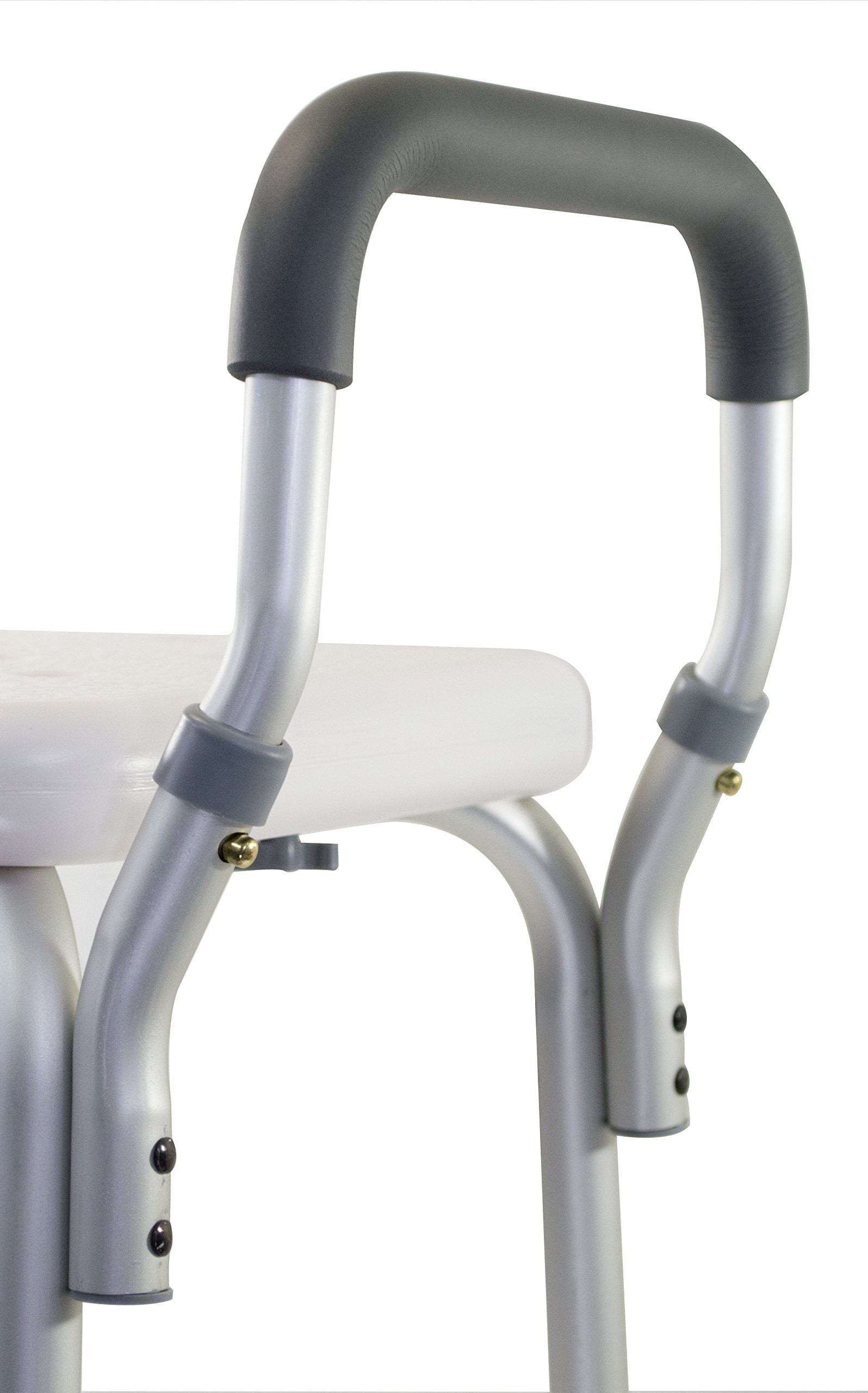 Essential Medical Supply Shower Bench with Arms and Back