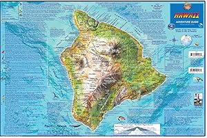 Hawaii The Big Island Adventure Map Franko Maps Laminated Poster