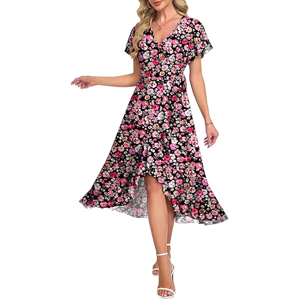 strapless open back dress Goldie Pink Floral Print Chiffon Long-Sleeve Wrap Mini Dress – Club L  London