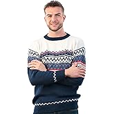 INTI ALPACA Men’s Alpaca Wool Sweater with Crew Neck “New York”