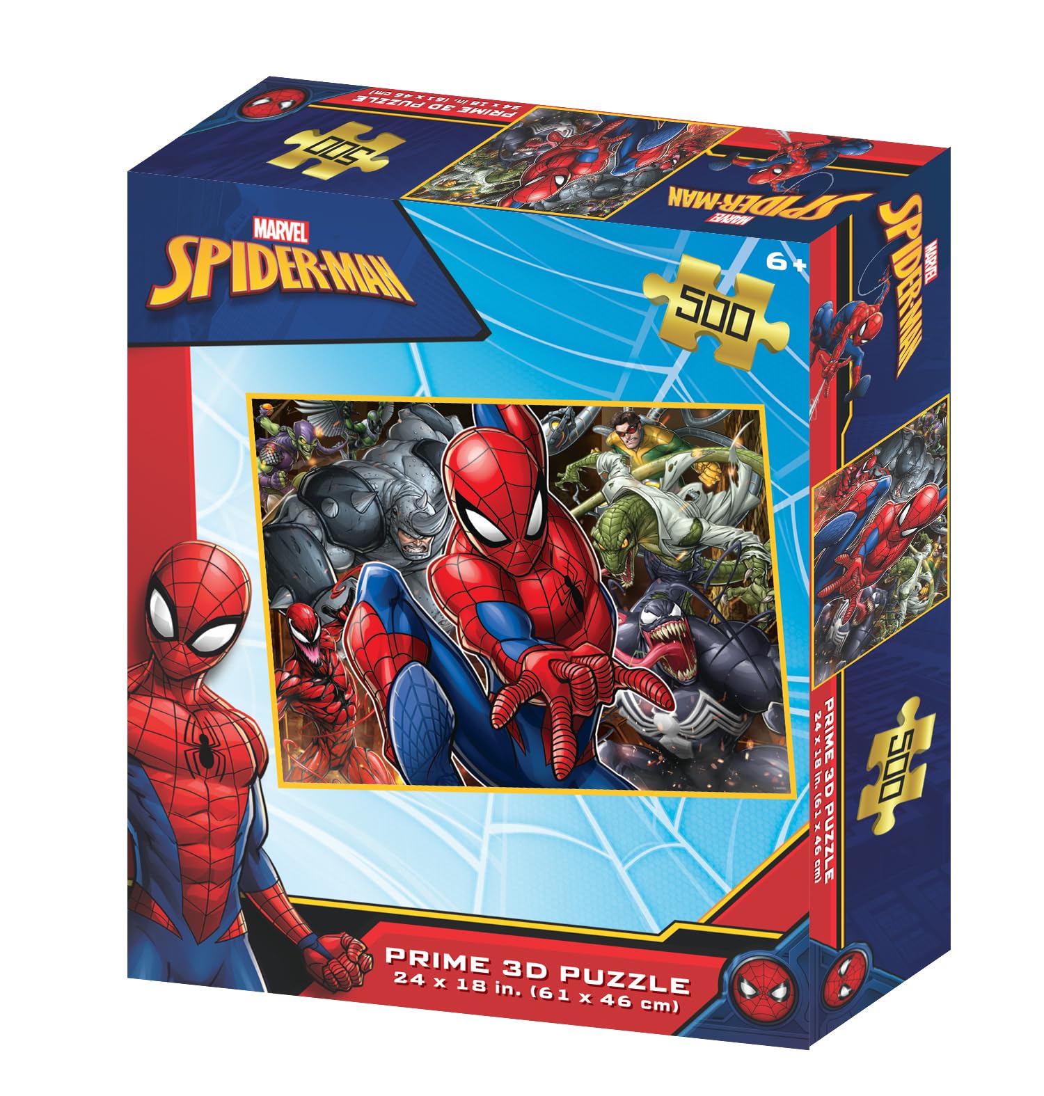 Marvel 3D Spiderman Ensemble 500 piece puzzle