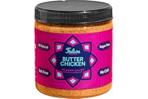 Fadwa Masala Butter Chicken Spice Mix - 4.5 oz Jar, Salt & Sugar Free, Non-Spicy Authentic Desi Spices for Pakistani & Indian
