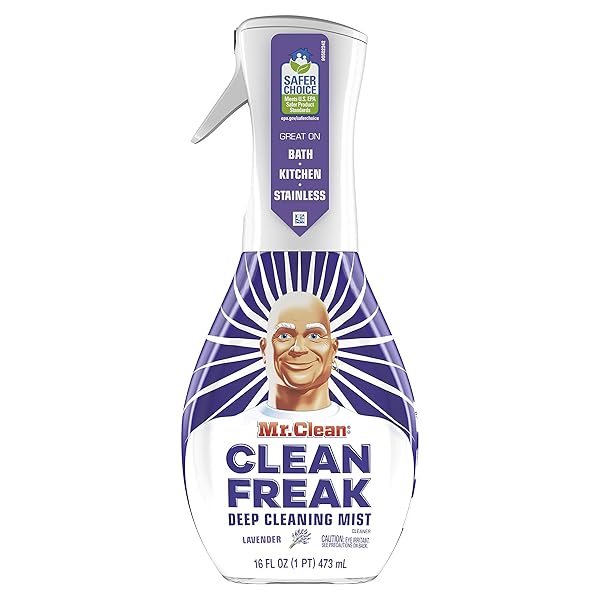 MR. CLEAN CLEAN FREAK DEEP CLEANING MIST MULTI-SURFACE SPRAY, LAVENDER SCENT STARTER KIT, 1COUNT, 16 FL OZ