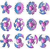 Jawhock 12 Pack Plastic Fidget Spinners｜High Speed Hand Spinners for Kids Adults｜Stress Anxiety Relief Fidget Toys｜Classroom 