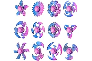 JAWHOCK 12 Pack Fidget Spinner, Fidget Spinners Bulk Sensory Fidget Toys for Kids and Adults, Stress Relief Toy and Anxiety Reducer, Goodie Bag Fillers Classroom Prizes