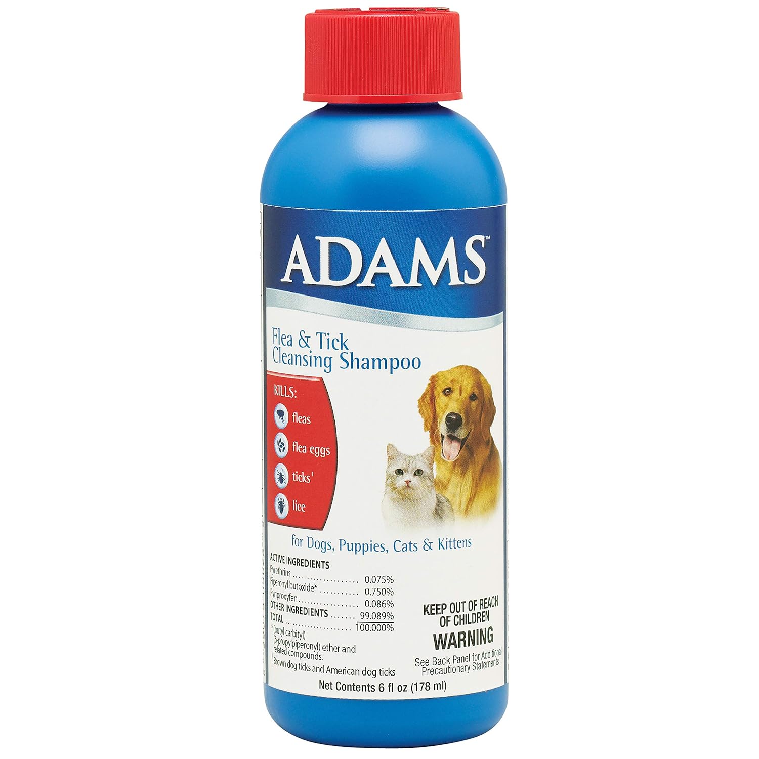 Reviews Adams Flea and Tick Control Cleansing Shampoo for Cats and Dogs