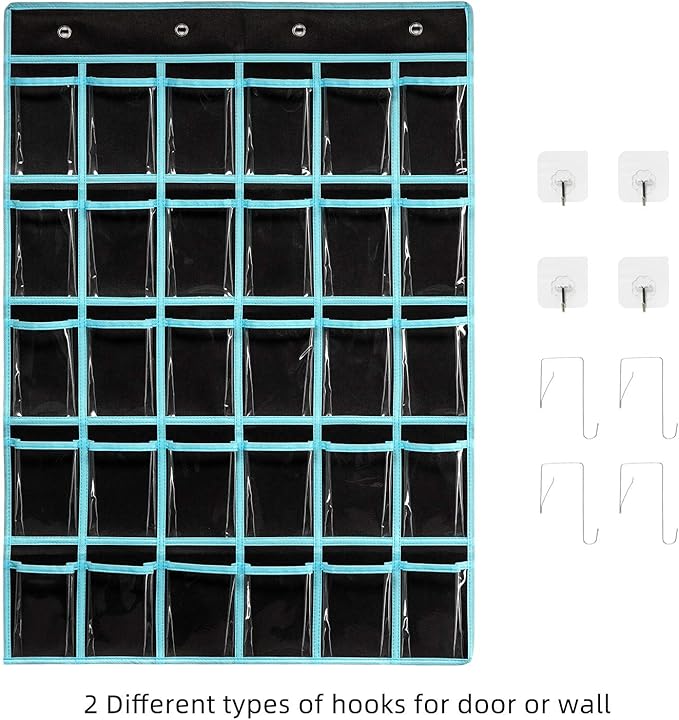 Classroom Pocket Chart Organizer, KEEPJOY Cell Phones
