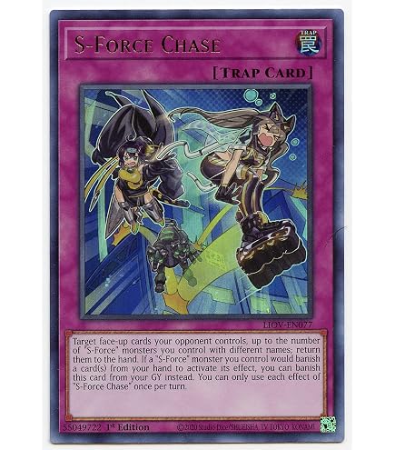 thumbnail image 2 of Yu-Gi-Oh! - Blazing Vortex - S-Force Rappa Chiyomaru (Secret Rare) BLV 2 of 13