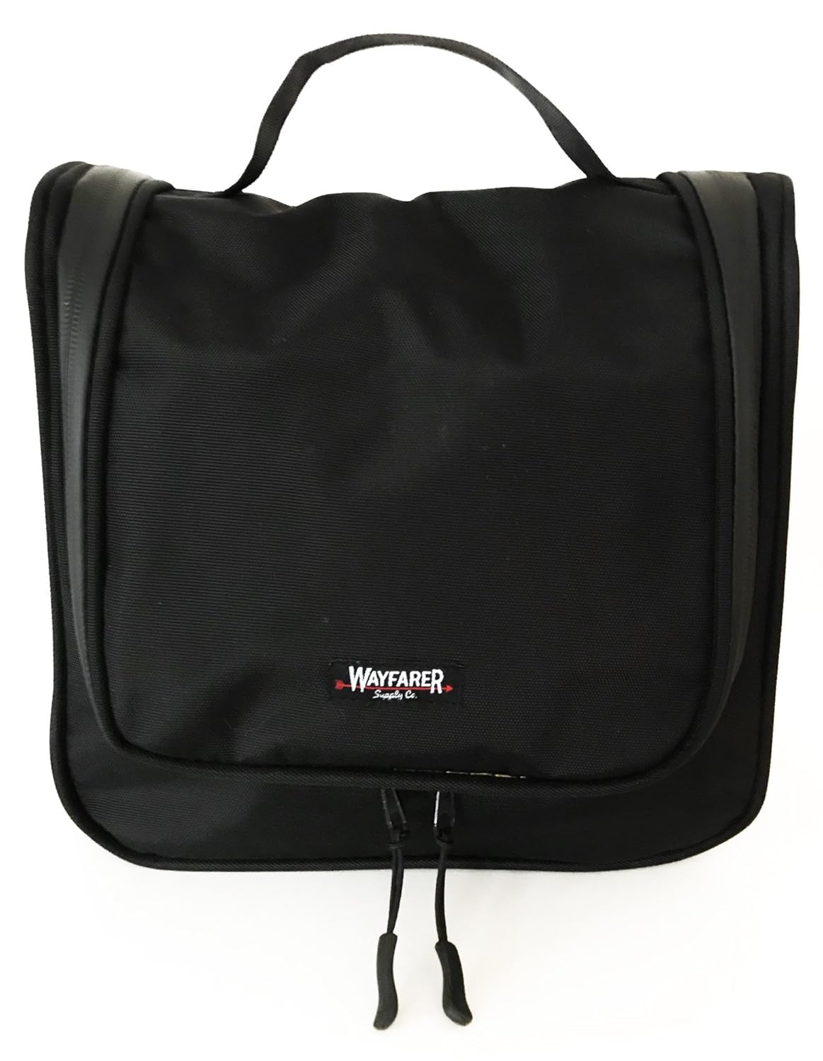 WAYFARER SUPPLY Toiletry Bag: Pack-it-flat Travel Toiletry Bag Fits Full Sized Travel Accessories, Black : Beauty