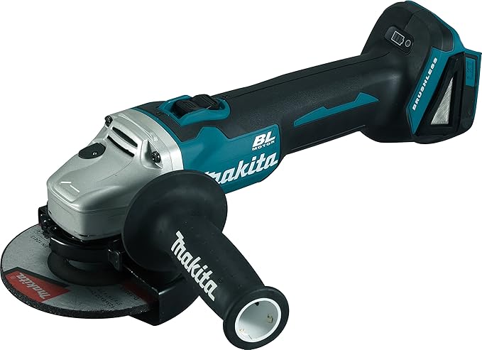 Makita Akku-Winkelschleifer (125 mm, 18 V, SystemKIT mit 1 Akku 1,5 Ah, ohne Ladegerät, im MAKPAC) DGA504Y1J