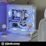 NZXT H6 Flow Compact Mid-Tower PC Case Panoramic Glass Black CC-H61FB-01 view 9