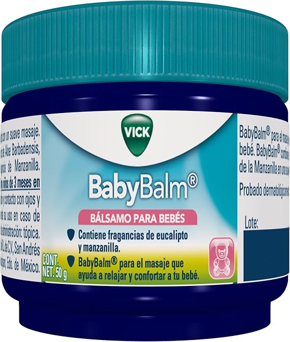 Vick Baby Balm Bálsamo para bebés 50 gr Salud, Belleza