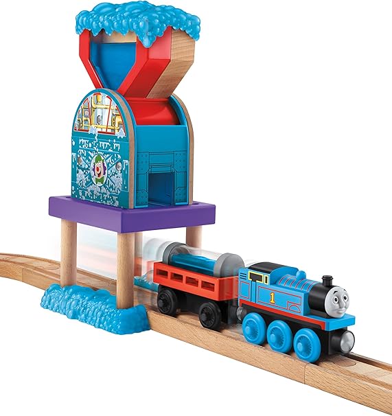 fisher price wooden train set