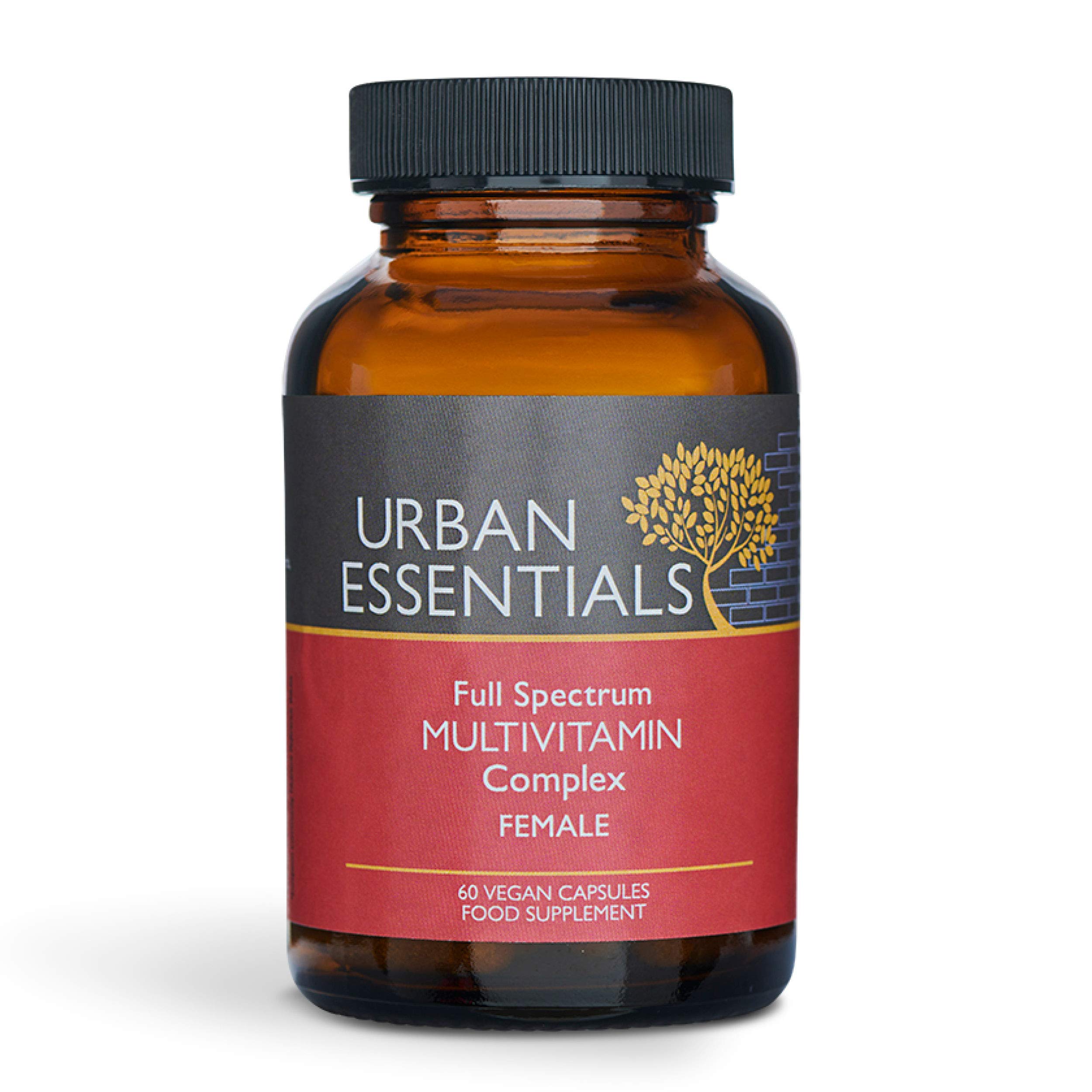 Urban Essentials Full-Spectrum-Multivitamin Complex Female - 60 Vegan Capsules