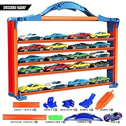 STSGPUZ Racing Car Loop Track City Transforming Toy