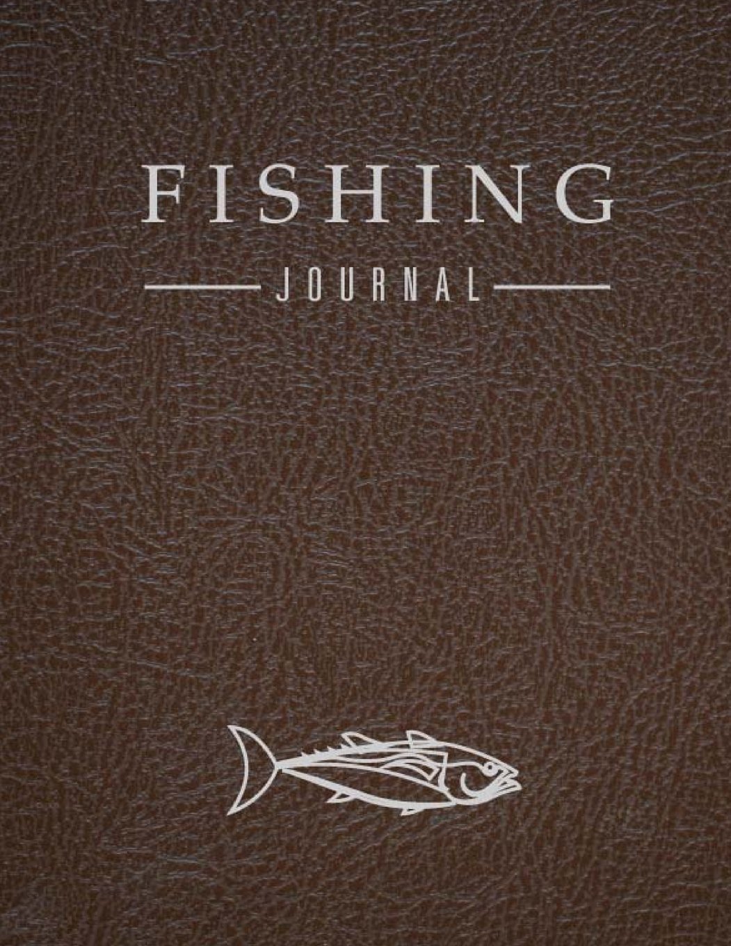 Fishing Journal Leather Brown Journaling Pages For - 