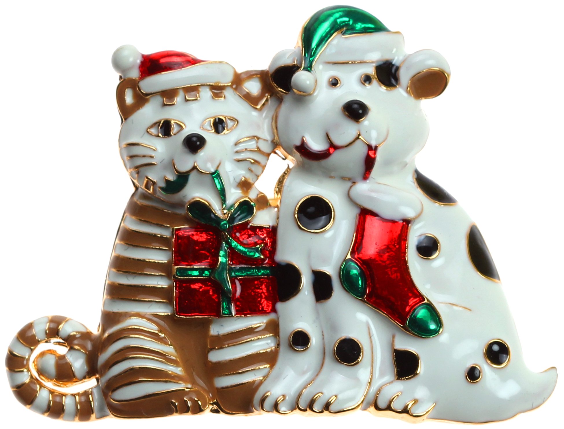 Lova Jewelry Christmas Dog Pin