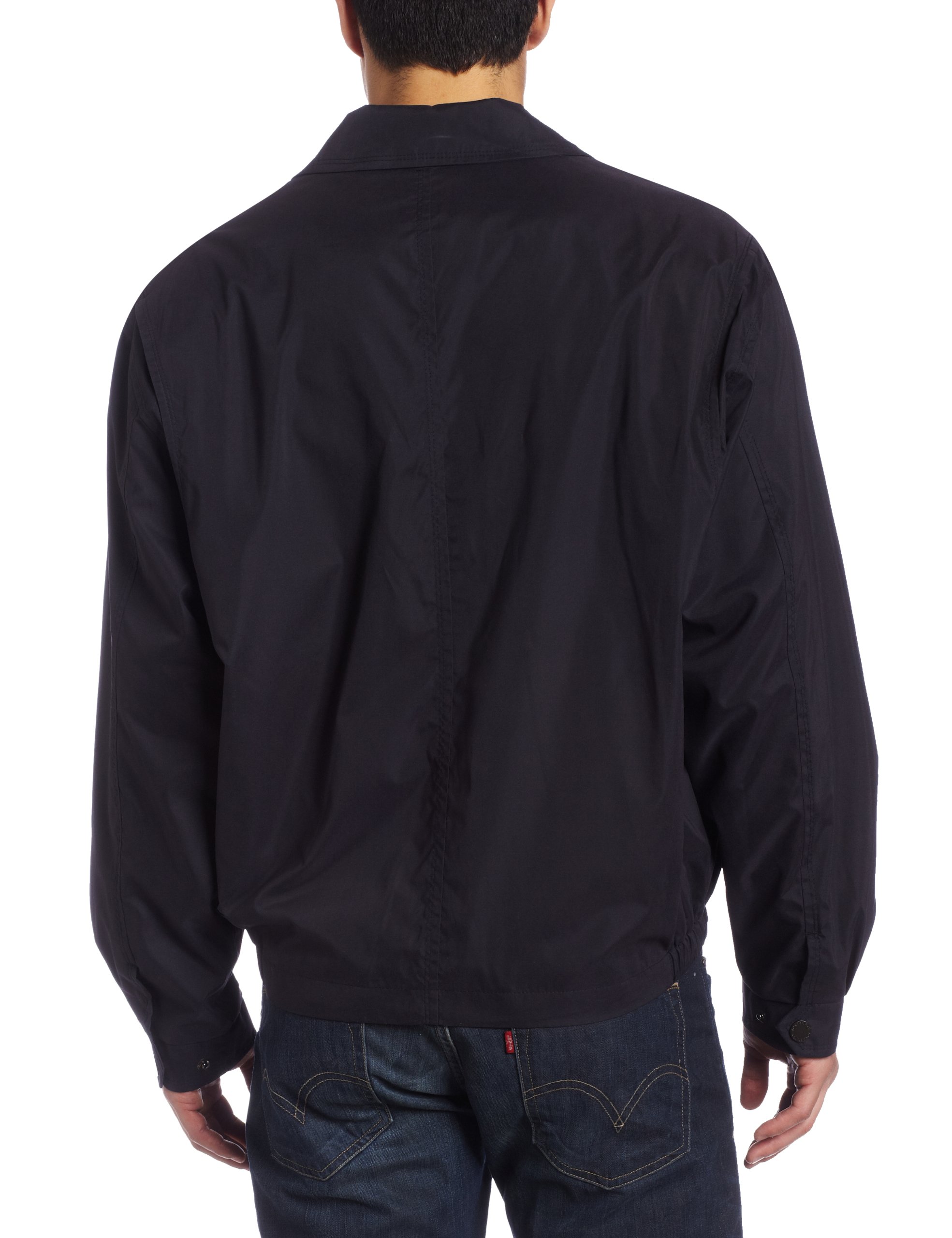 Galleon London Fog Men's Zip Front Light Mesh Lined Golf Jacket, Navy