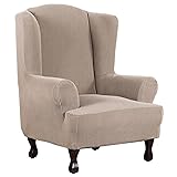 H.VERSAILTEX Wing Chair Slipcover Chair Covers for