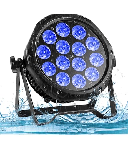 Amazon.com: LED Par Light IP67 Waterproof 18X18W RGBWA+UV 6-in-1
