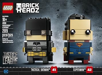 Buy LEGO Brickheadz Superman and Batman Building Blocks for Kids 10+ Years (209 Pcs) 41610 Online at Low Prices in India - Amazon.in