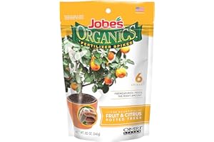 Jobe's Organics Fruit & Citrus Fertilizer Spikes, 6 Spikes