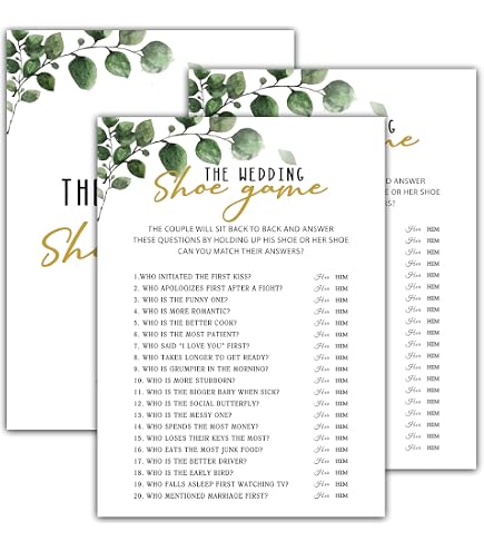 Bridal Shower Scratch Off Game Cards – 50 Pack With Glitter Diamond Ring Design, Wedding Party Activity