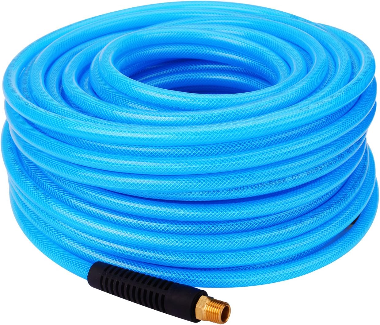 WYNNsky Reinforced Polyurethane (PU) Air Hose, 1/4"x100ft, 300 PSI, Air