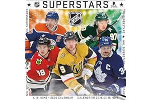 2026 NHL Superstars (Bilingual French) Wall Calendar