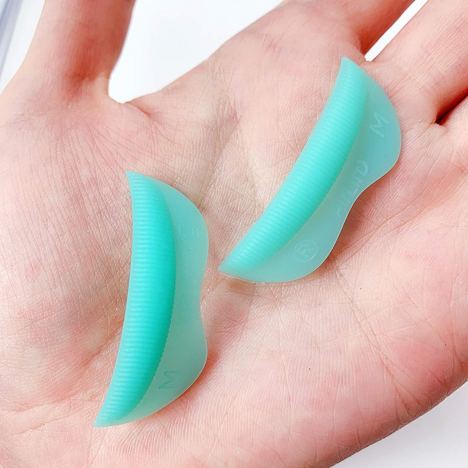 AirLift ORIGINAL Silicone Lash Lift Shields Combination Pack M S XS XS1 XS2 Reusable with Grooves, Turquoise, 8 Count (Pack of 1) - Image 4