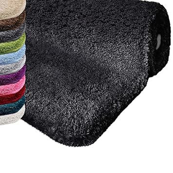 casa pura Badematte | kuscheliger Hochflor | Rutschfester Badvorleger | viele Größen | zum Set kombinierbar | Öko-Tex 100 Zer