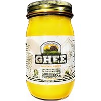 Julian's Valleys Ghee Butter, Made With Unsalted Grass Fed Clarified Butter, 16OZ Non-GMO, Lactose Free, Gluten Free…
