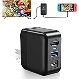 Switch Dock Charger Adapter for Switch OLED, 3 in 1 Switch Charger for TV, Switch TV Dock with USB 3.0 Port, Covert Dock Swit