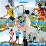FCXJTU Simple Digital Waterproof Stopwatch Blue 1/100th 50M view 7