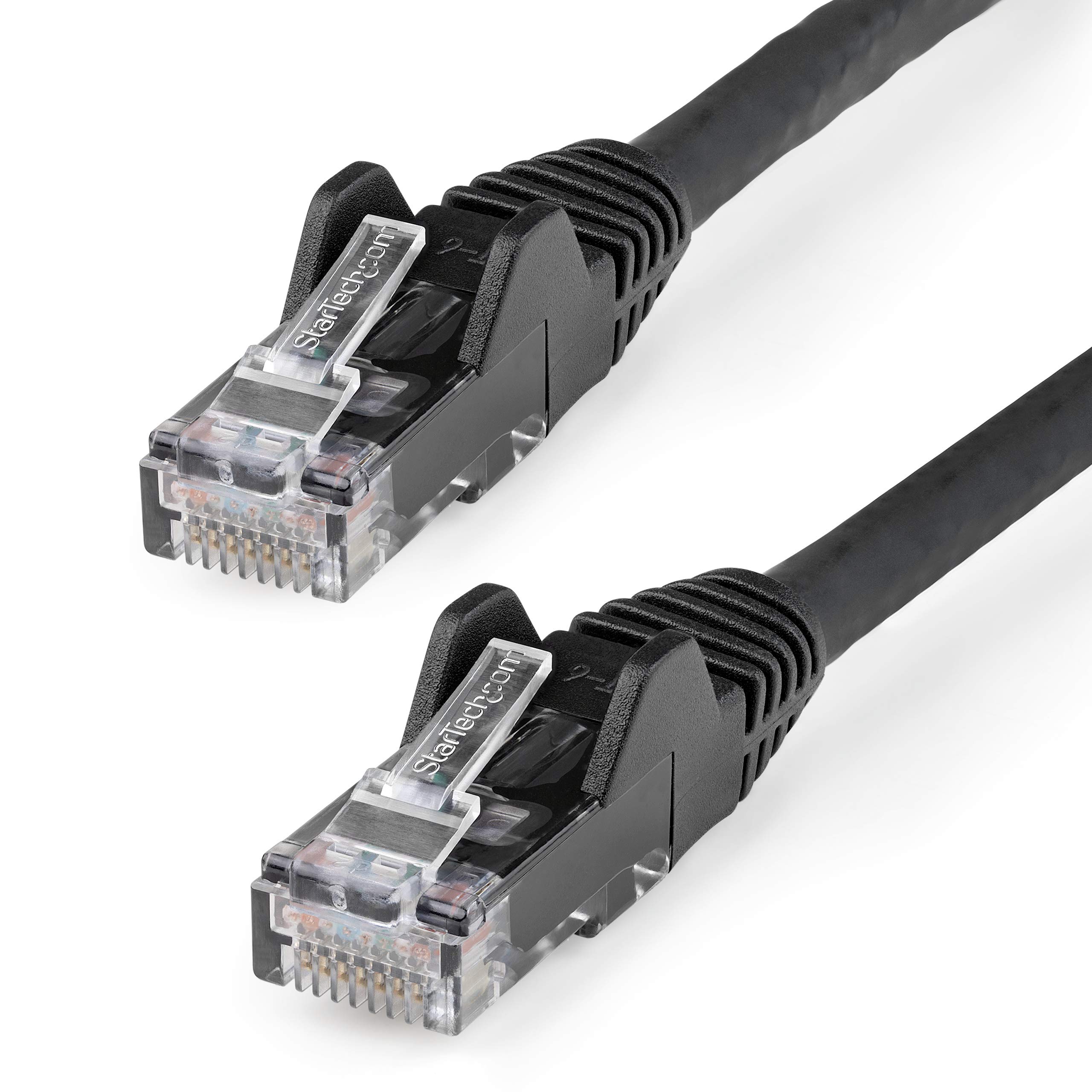 StarTech.com 7m CAT6 Ethernet Cable - LSZH (Low Smoke Zero Halogen) - 10 Gigabit 650MHz 100W PoE RJ45 UTP Network Patch Cord Snagless with Strain Relief - Black, CAT 6, ETL Verified (N6LPATCH7MBK)