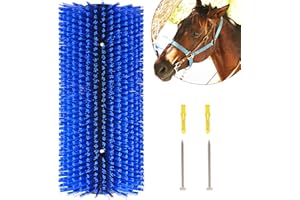 Hehoroo Livestock Scratch Brushes - Livestock Anti-itch Tool, Horse Brushes, Relieve Back Itching in Livestock, Appropriate for Horse, Cattle, Pig, Sheep(Blue)