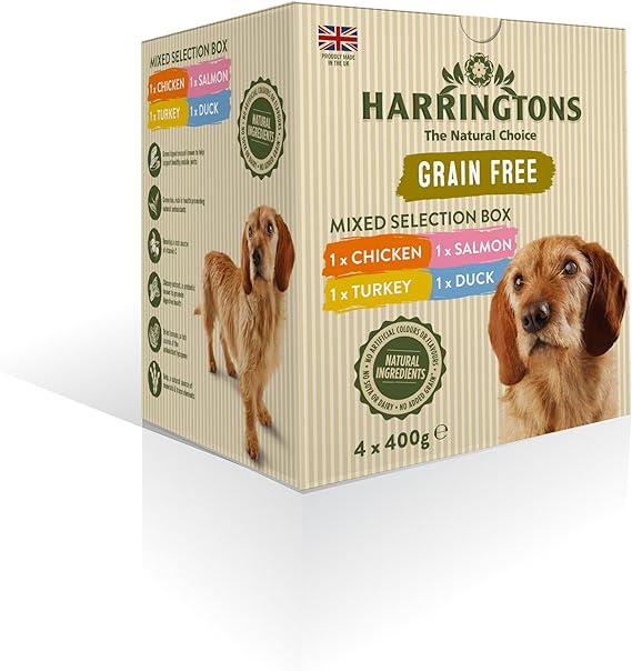 Harrington's Wet Mixed Pack Dog Food, 4 x 400 g, Pack of 4 Amazon.co