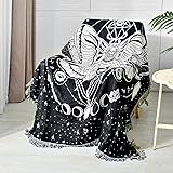 Shesyuki Boho Throw Blanket Reversible Cotton