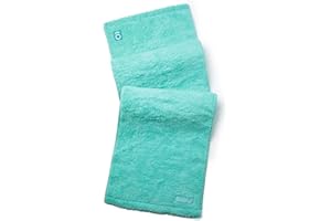 FACESOFT Eco Friendly Gym Towel for Working Out - Soft and Absorbent Cotton Exercise - No Synthetic Microfibers or Plastics - Sweat Towel for Gym, Fitness, Sports, Yoga - Aqua - 1 Pc