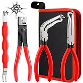 MKEEPIT 5PCS Electrical Disconnect Pliers Kit | Automotive Electrical Connector Removal Tool, Hose Clamp Pliers with Storage Box for Cars, Trucks, SUVs