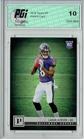 Amazon Com Lamar Jackson 2019 Panini 309 Canvas Sp Rookie Card