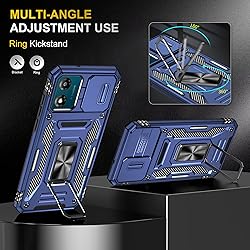 FRLMOOES for Motorola Moto E13 Case with 2 Screen