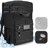 Cooler Backpack Insulated Camping Bag - AUTOWT 45 Can Soft Cooler Bag Large Capacity Leakproof with Widend Top Handle, Portable Beer Bags for Men Women Hiking Picnics Beach Travel