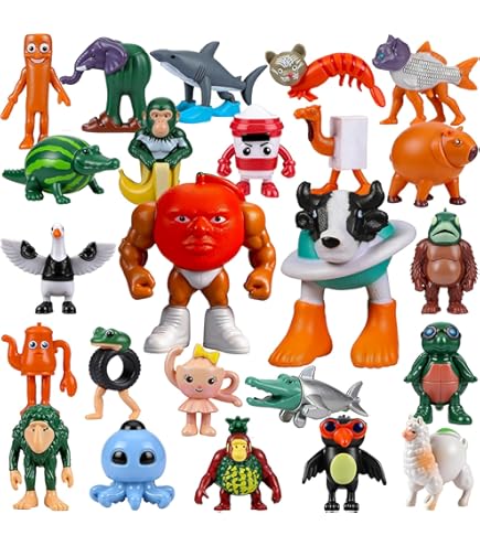 Amazon.com: HANJIEJIE 24Pcs Steal a Brainrot Toys Action Figure