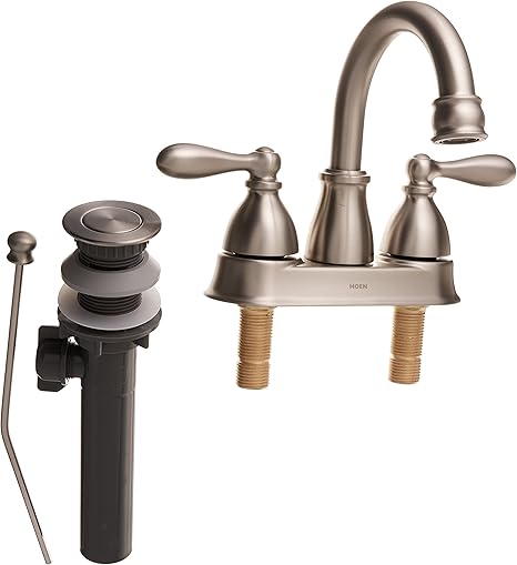 Moen Ws84667srn Caldwell Two Handle Bathroom Faucet High Arc