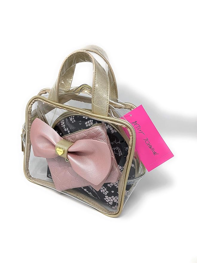 betsey johnson clear tote
